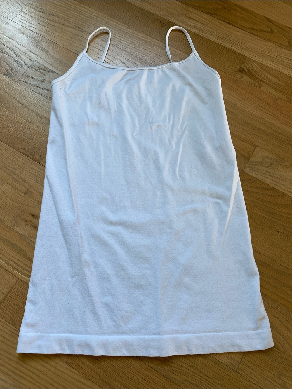Skinny Tees White Spaghetti Strap Camisole